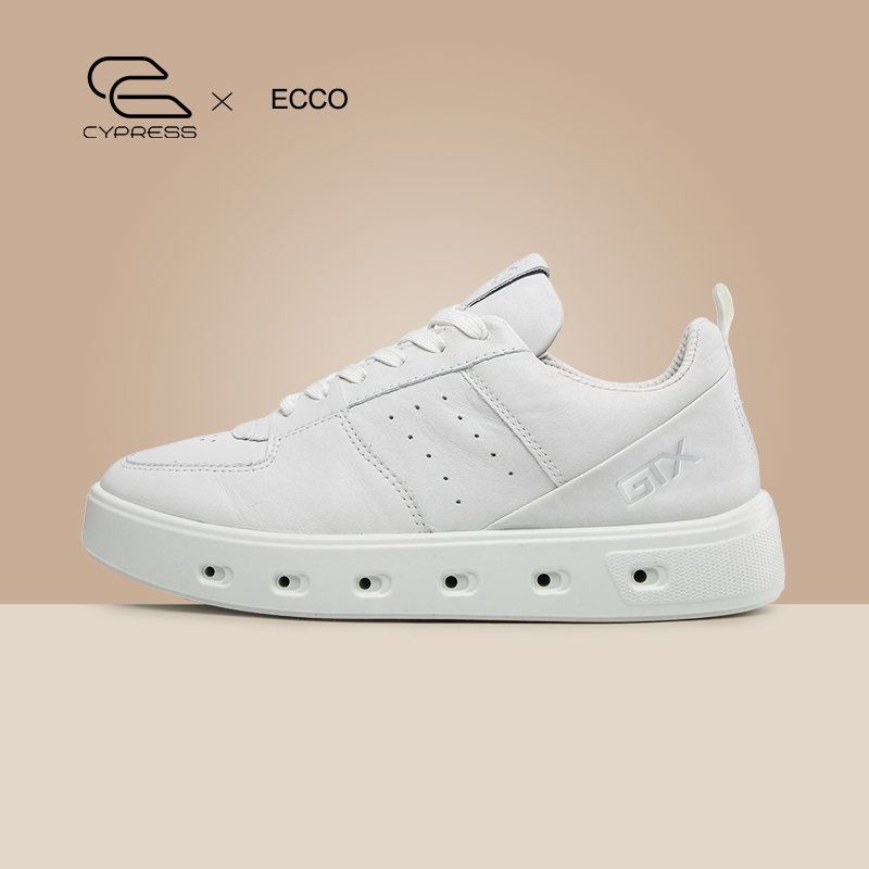 ECCO/爱步女春款单鞋休闲小白鞋防水透气运动板鞋 街头720 209713