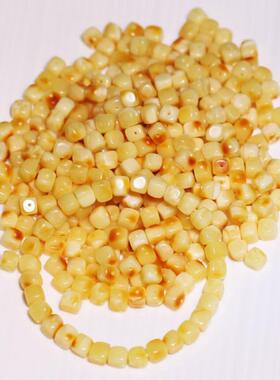 天然琥珀蜜蜡方糖手串精选芝士浓蜡小手链无优化支持复检