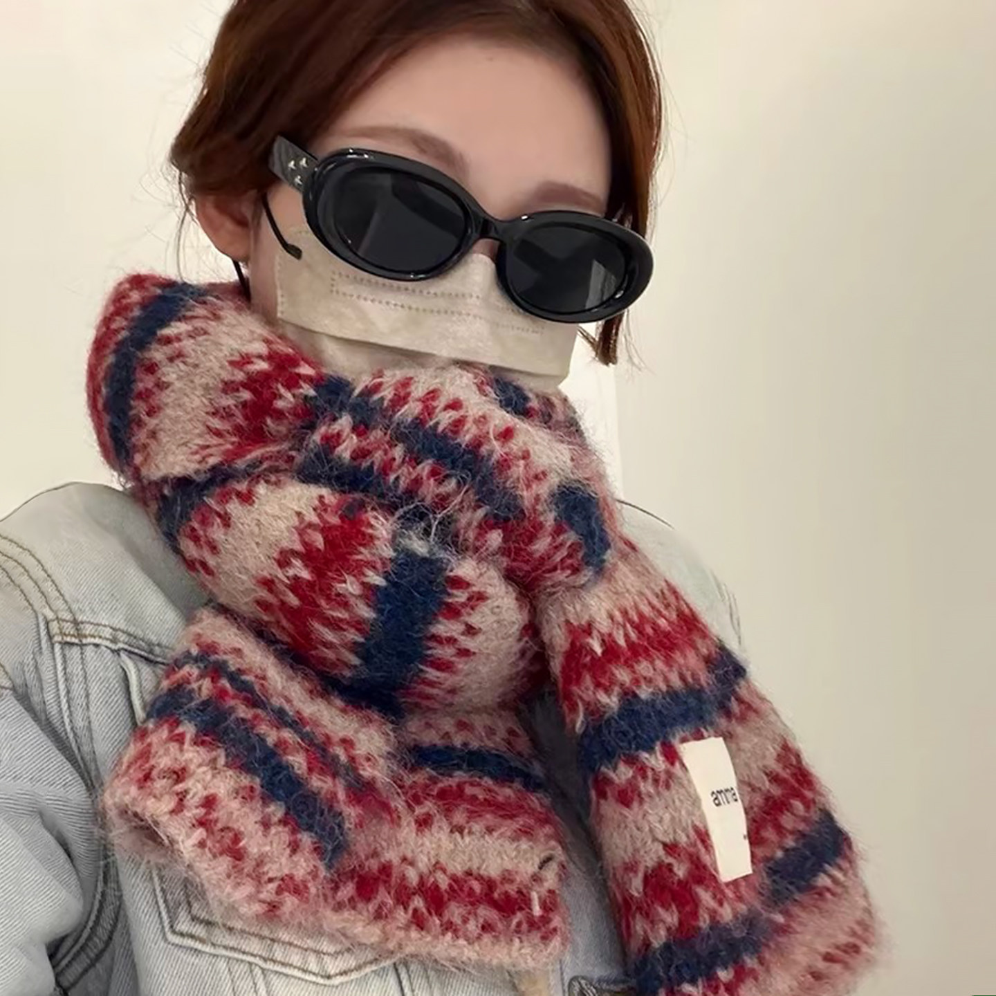 含羊毛氛围感毛绒条纹针织围巾女2025冬季新款加厚保暖围脖护颈潮,服饰配件/皮带/帽子/围巾,围巾/丝巾/披肩,淘宝优惠券,粉丝福利购,淘宝优惠卷