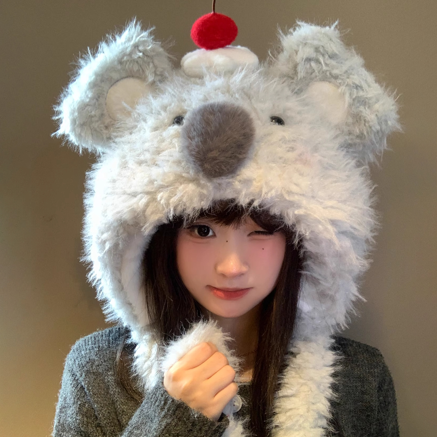 灵允雷锋帽出游可爱女冬网红同款