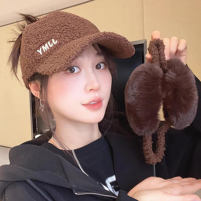 灵允女休闲短檐秋冬逛街棒球帽