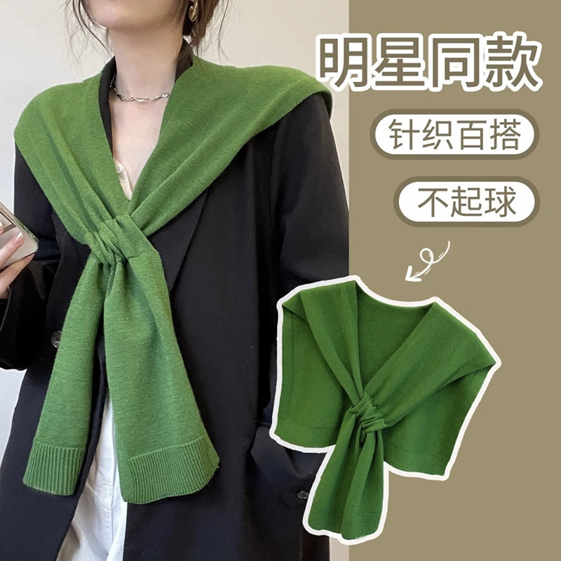 灵允春夏纯色韩版女网红同款披肩