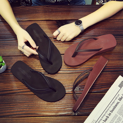 人字拖女夏时尚海边外出防滑夹脚
