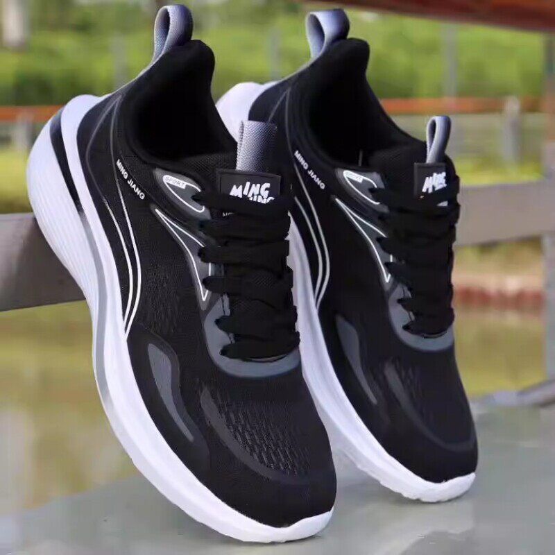 乔舟正品男鞋夏季新款网面透气软底运动鞋学生超轻减震跑步鞋男款