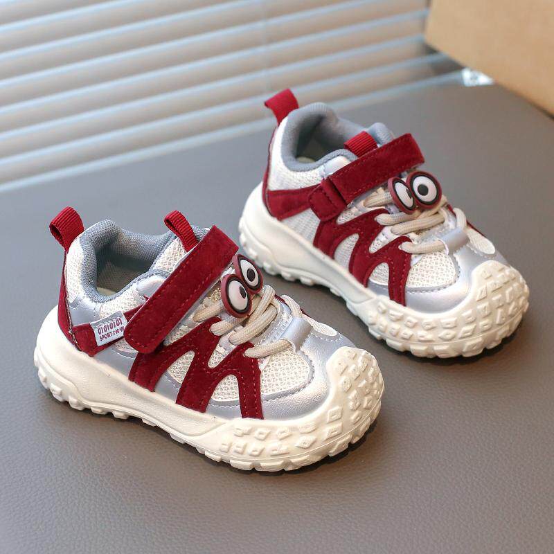 春秋儿童运动鞋男童女童老爹鞋透气网面小童鞋子宝宝软底机能童鞋