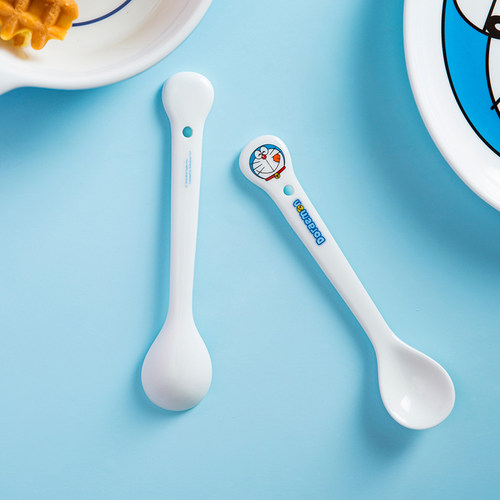 哆啦A梦勺子陶瓷卡通大众