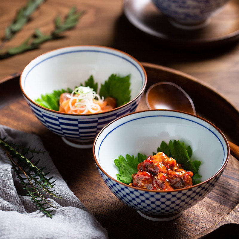 和彩餐具米饭碗陶瓷碗家用和风碗单个釉下彩景德镇瓷小号碗吃饭碗,餐饮具,碗,淘宝优惠券,粉丝福利购,淘宝优惠卷