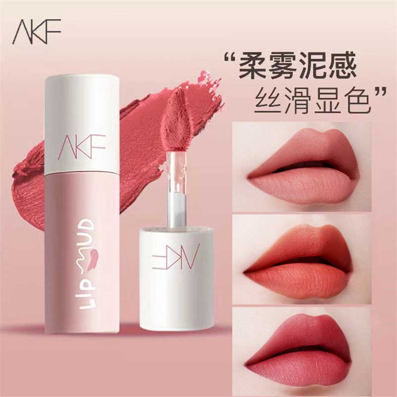 唇泥M07小众哑光持久akf