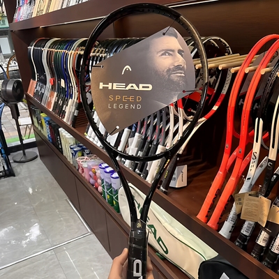 HEAD德约科维奇同款L5 Speed Legend小黑拍 全碳素专业进攻网球拍