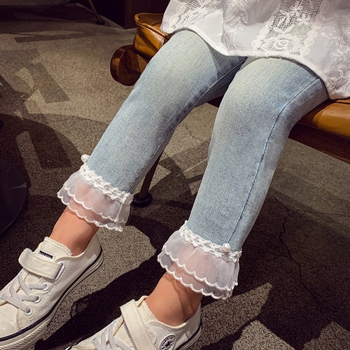 【长腿建模裤】韩版牛仔小腿裤