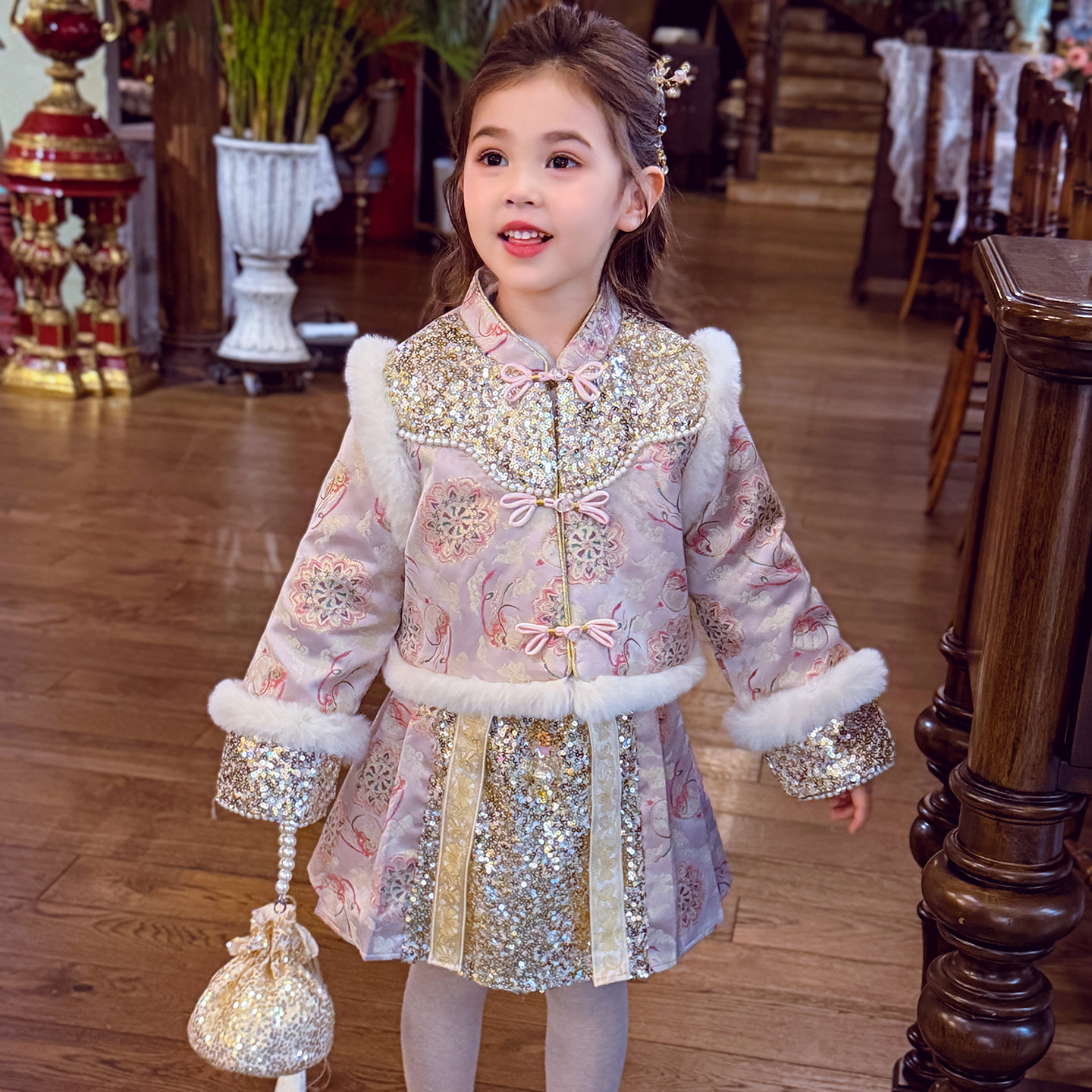 【琉璃绫罗】新中式唐装拜年服