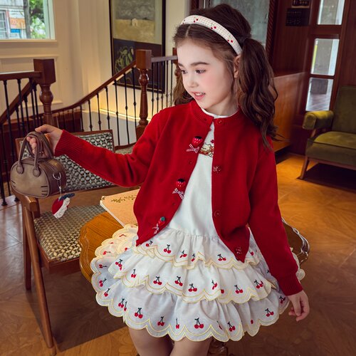 【红莓甜织】活泼俏皮～针织开衫