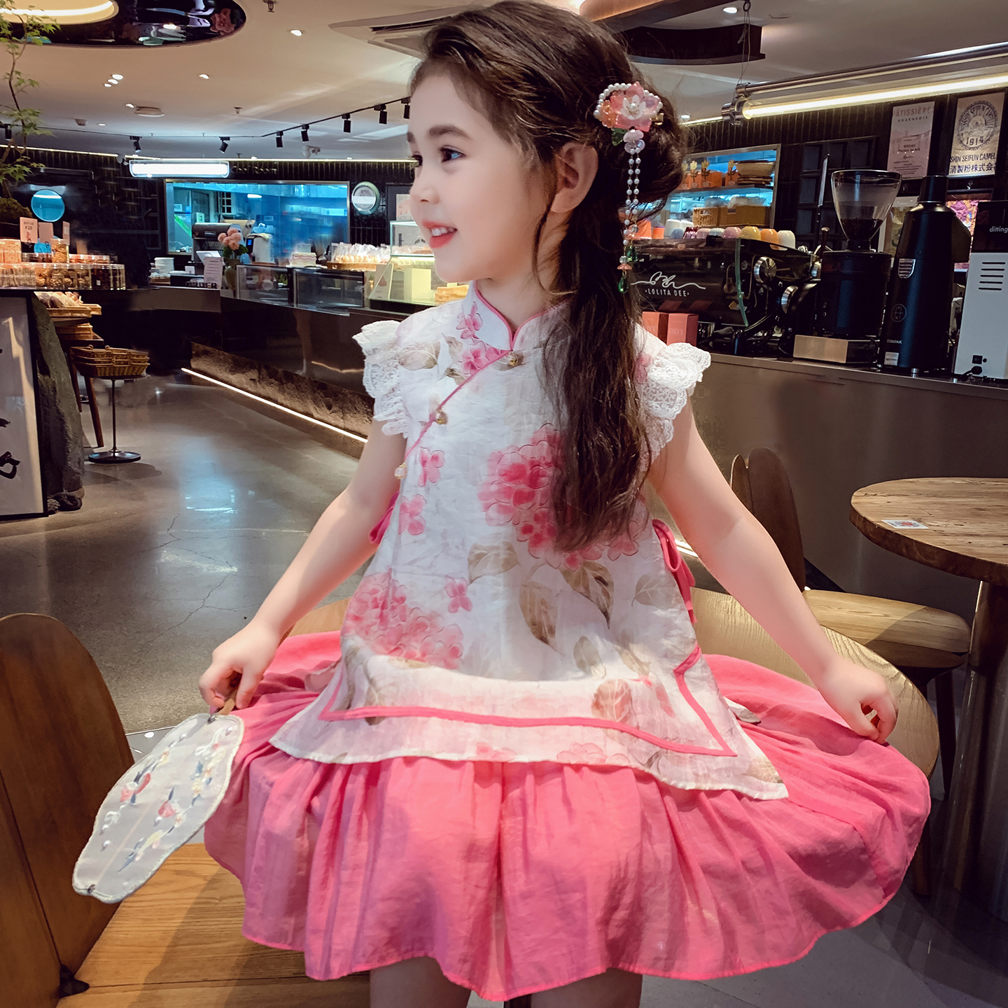 【蜜桃芙蕖】新中式汉服连衣裙