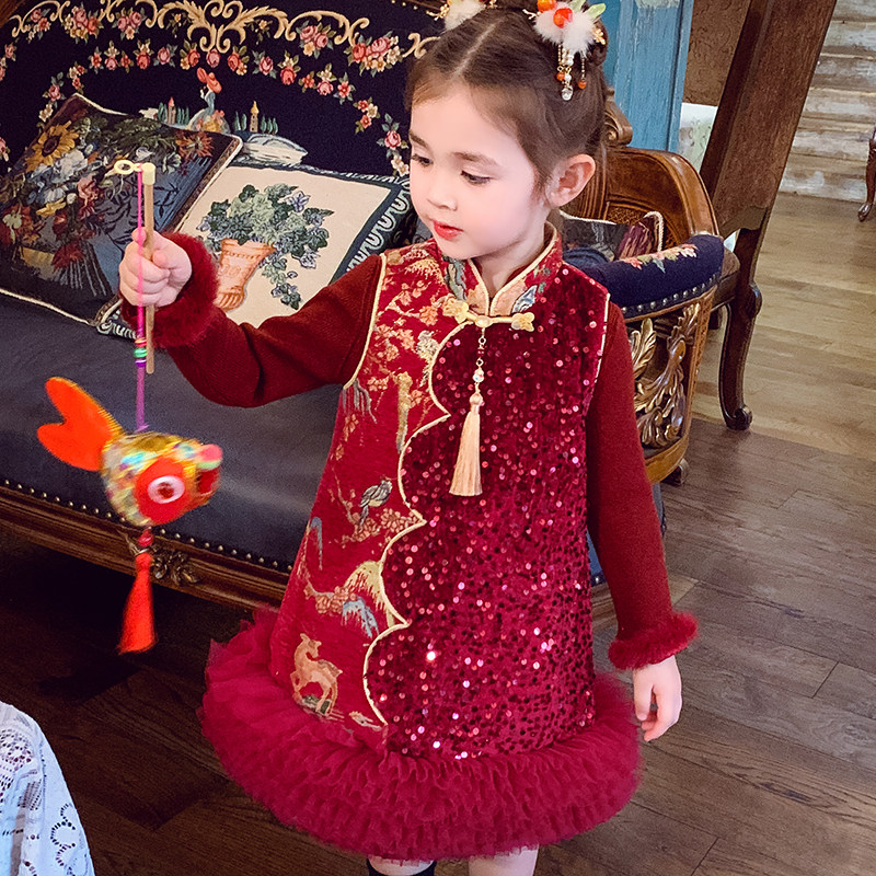 【喜鹊登梅】重工夹棉国风拜年服