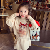 裙两件套洋气小女孩网红套装 女童套装 儿童卡通卫衣裤 2026新款 春装