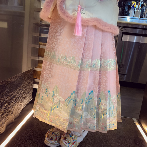 【花间月】国风刺绣马面裙