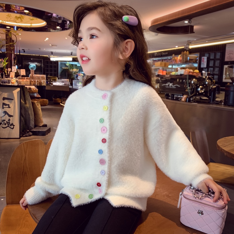 【暖冬毛绒】宽松仿水貂绒开衫