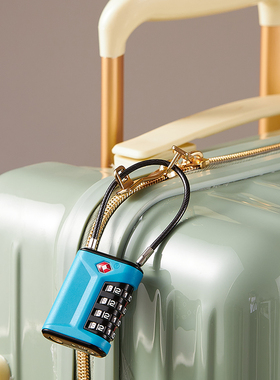 tsa海关密码锁出国旅行拉杆行李箱揹包锁通关锁拉炼 炼 锁TSA密码