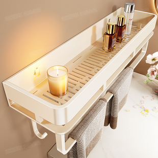 卫生间洗漱台置物架洗脸池免打孔浴室壁挂墙上收纳架洗手间整理架