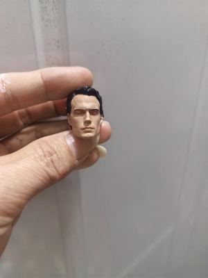 Mezco 闭眼超人头雕 新，人偶 非真人
