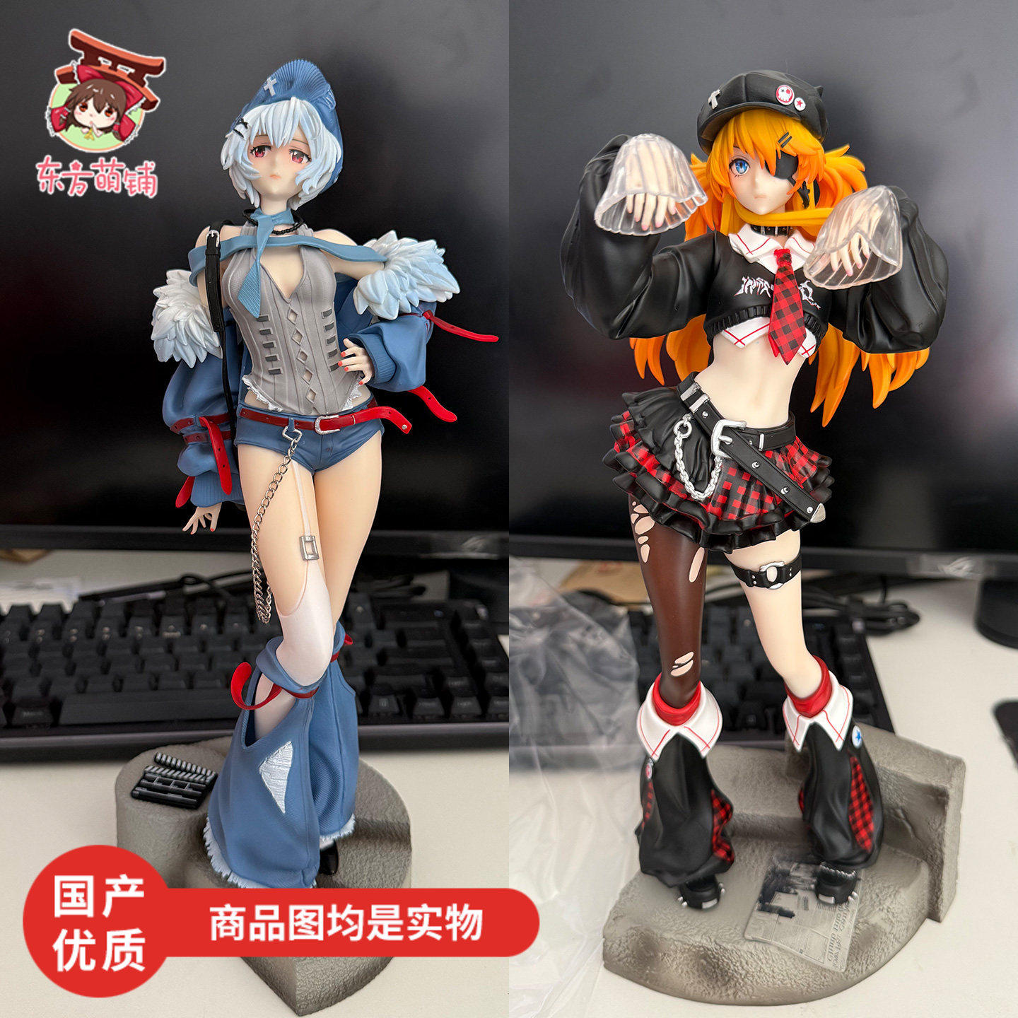 eds 明日香绫波丽学生日常制服美少女eva动漫GK雕像 手办模型摆件