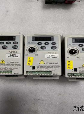 拆机台达变频器型号分别为VFD002L21A 02KW议价商品