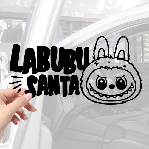 电动车贴拉布布LABUBU创意可爱