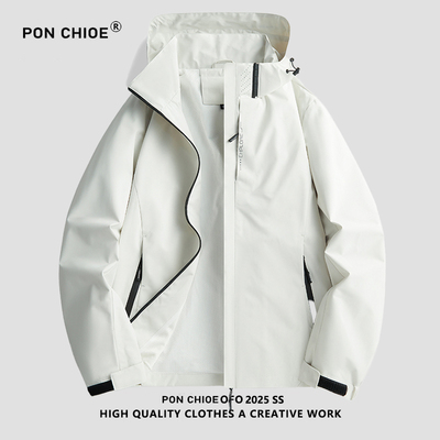 ponchioe冲锋夹克男女三合一可拆卸外套秋冬季户外防风防水登山服