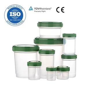 标本容器/尿杯/采集杯 福尔马林杯PP密封储物直口瓶子灭菌样品杯