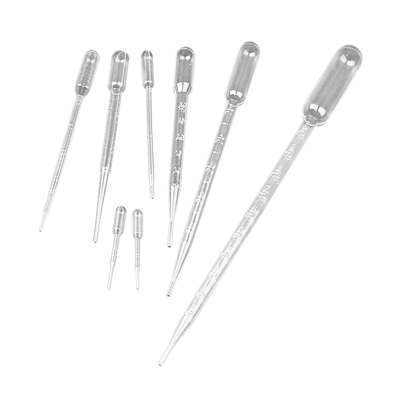 塑料滴管0.1/0.2/0.5/1/2/3/5/10ml一次性塑料吸管器带刻度 巴氏小玻璃胶头吸水滴管头加厚 食品级实验