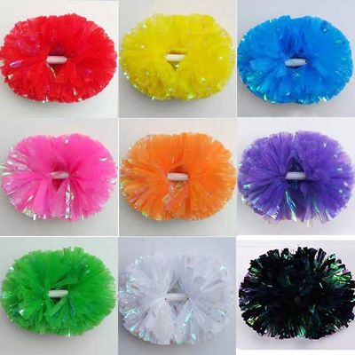 哑光啦啦操花球舞蹈手花广场舞拉拉队手摇花啦啦队彩球炫彩花大号