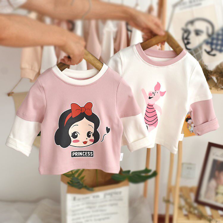 女童t恤春秋纯棉长袖2021新款薄款洋气 1-3岁2宝宝打底衫婴儿上衣在类目 户外/登山/野营/旅行用品, 户外服装, 速干衣裤, 速干T恤中 - 来自Buy2taobao.com提供专业的淘宝代购服务