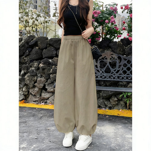 小个子九分裤哈伦裤子女