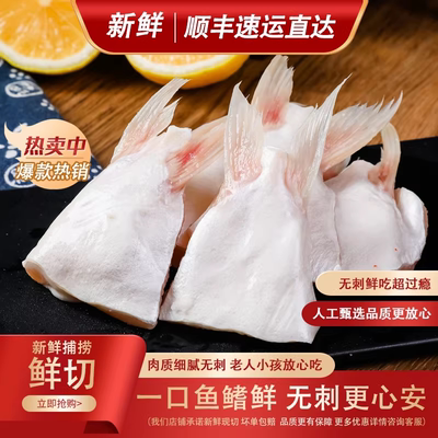 巴沙鱼鳍新鲜冷冻鱼肥油鱼腩鱼下巴鮰鱼翅鱼肚鱼划水烧烤火锅专用