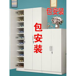 包安装包安装走廊鞋柜家用门口带锁室外电梯口门外过道放外面的白