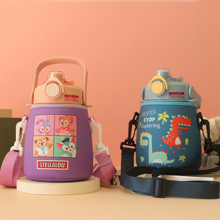 F G大肚杯1L杯套保护套1000ML斜挎宽背带款加厚保温杯袋壶套