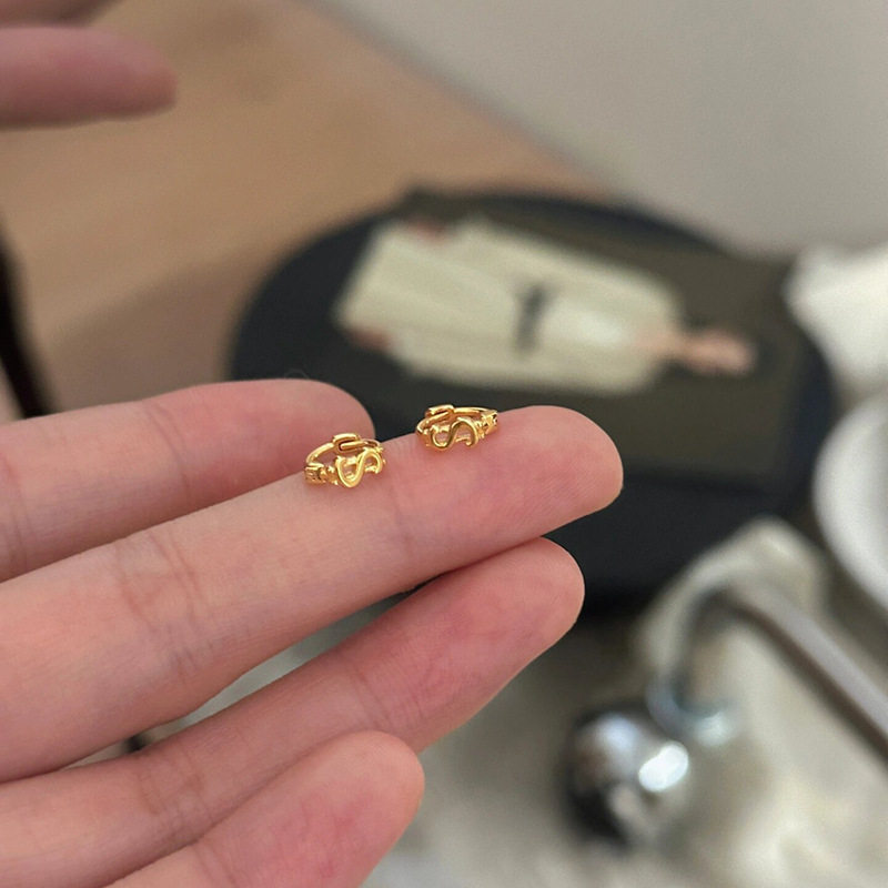 迷你耳扣耳钉925银小众设计