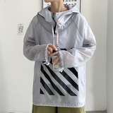 夏季男防晒衣港风薄款风衣外套大码宽松ins皮肤衣F6019P50，男装夹克，电商B220