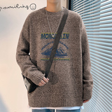 ！秋冬加厚品质毛衣男日系大码针织衫百搭学生上衣M216P45，男装针织衫/毛衣，电商B220