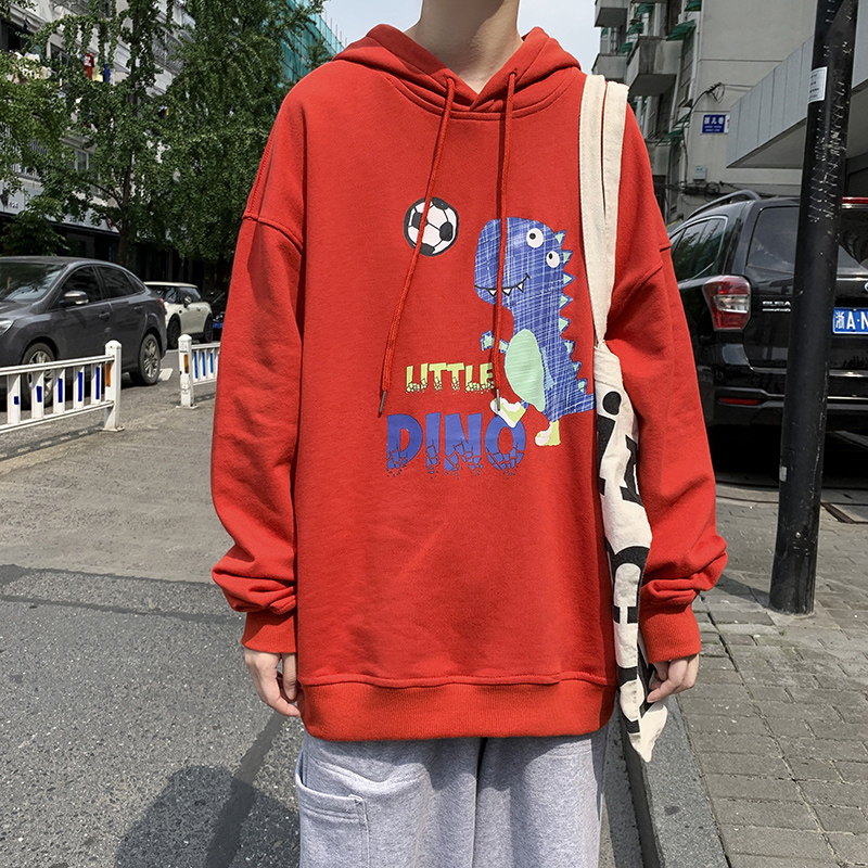 ！点击7%秋季男士连帽卫衣港风宽松大码上衣WY302P38控58,男装卫衣,电商B220