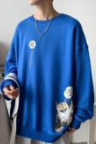 ！秋冬港风日系大码印花圆领卫衣长袖时尚学生衣服WY103P30，男装卫衣，电商B220