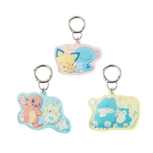 口袋妖怪 小小白日梦系列 小火龙 卡比兽 乌波 皮丘 亚克力钥匙扣