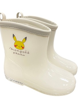 预售 monpoke 精灵宝可梦 母婴系列 皮卡丘 儿童雨靴 雨鞋