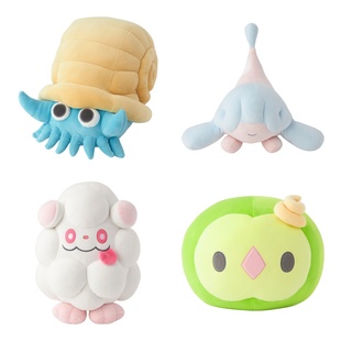软糯松软系列 菊石兽 单卵细胞球 绵绵泡芙 迷布莉姆毛绒抱枕玩偶