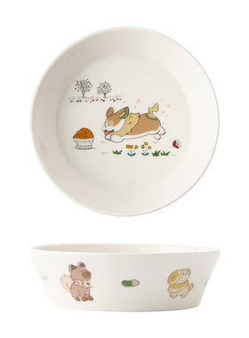 预售 My Little Bestie我的小挚友系列 卡蒂狗 岩狗狗 陶瓷狗粮碗
