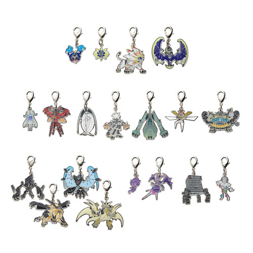 阿罗拉地区全国图签金属挂件