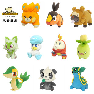 预售 三英贸易 新叶喵 呆火鳄 润水鸭 大牙狸 布拨 毛绒玩偶