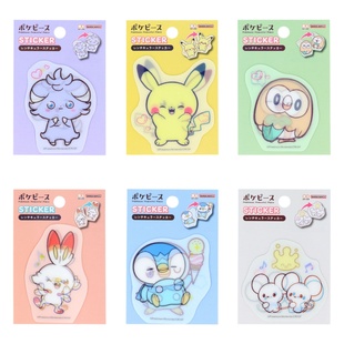 口袋妖怪 Poke Peace系列 木木枭 皮卡丘 一对鼠 波加曼 变换贴纸