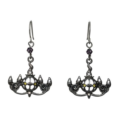 精灵宝可梦水晶灯火灵耳钉耳夹