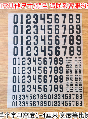 超小数字贴迷你数字烫画娃衣烫画贴热转印2026新款数字转印贴熨烫